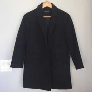 Structured Black Coat - perfect for work & dates